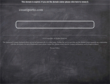 Tablet Screenshot of cosatiporto.com
